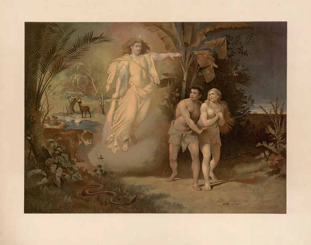 The Expulsion From Paradise 6 Wall Art by Ernst Pessler - High-Resolution Digital Print