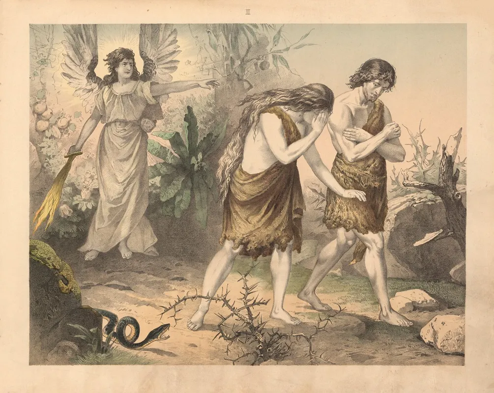 The Expulsion From Paradise 9 Wall Art by Sandberg - High-Resolution Digital Print