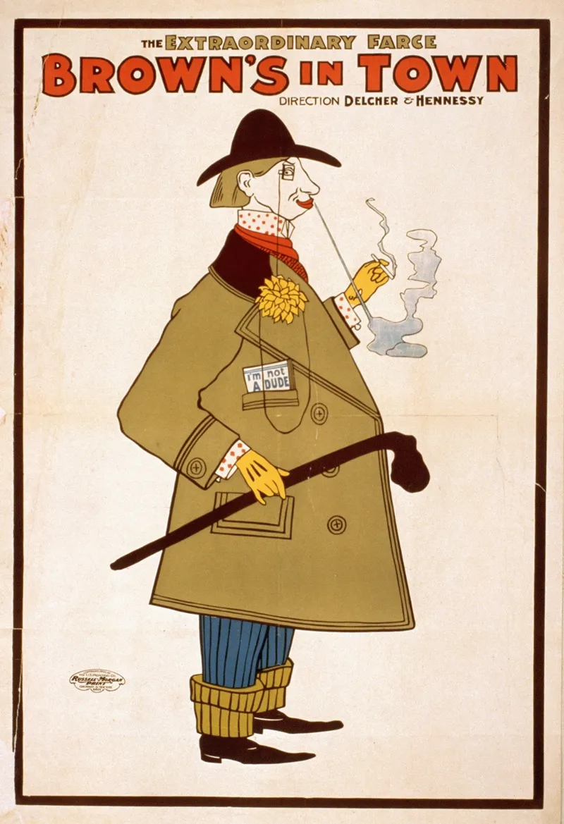 The Extraordinary Farce Browns In Town Wall Art by Anonymous - High-Resolution Digital Print