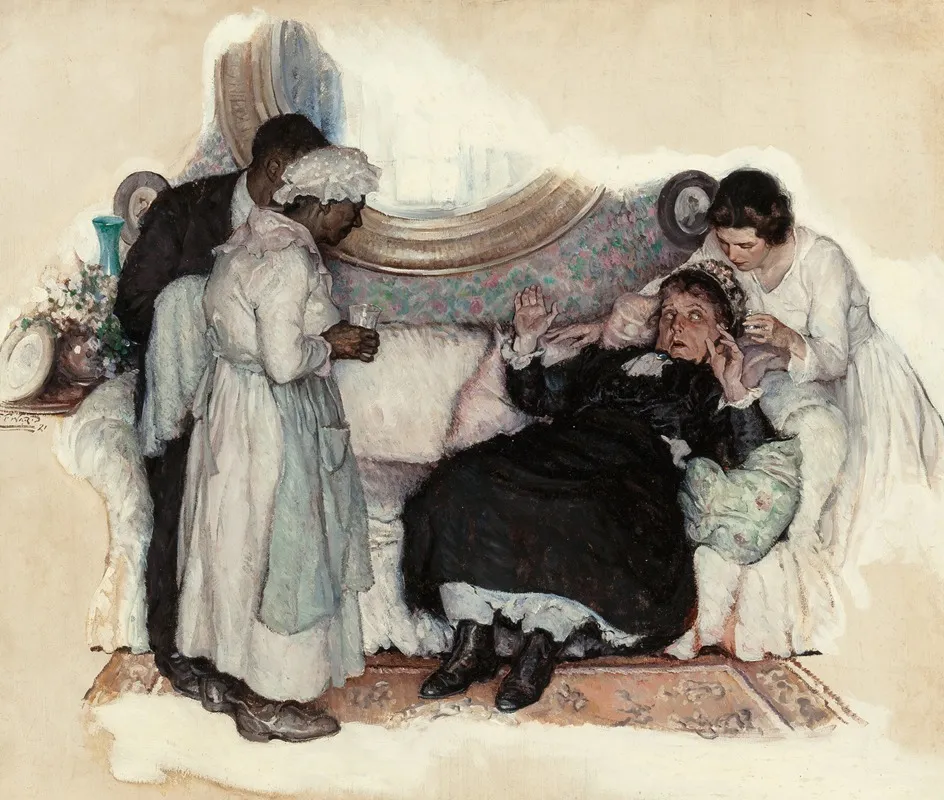 The Eyes Of Love Wall Art by Edmund Franklin Ward - High-Resolution Digital Print