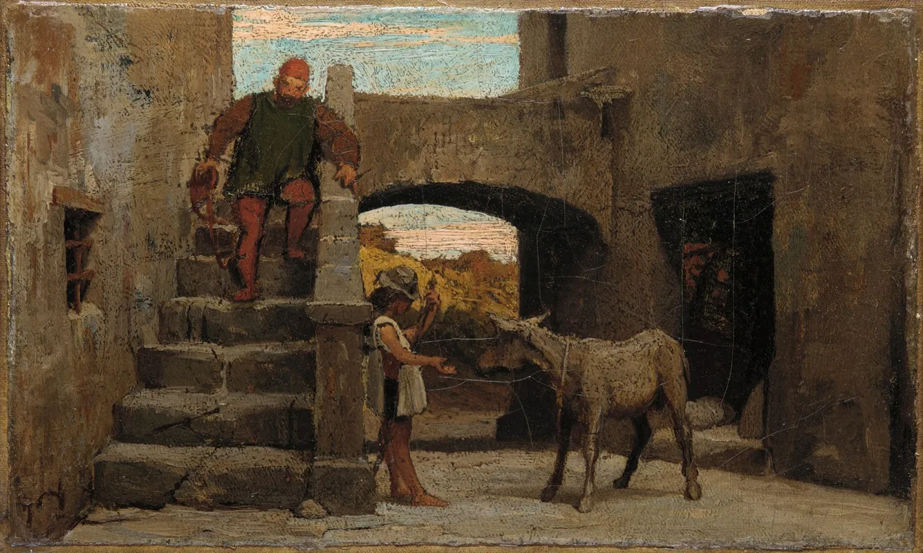 The Fable Of The Miller His Son And The Donkey No 1