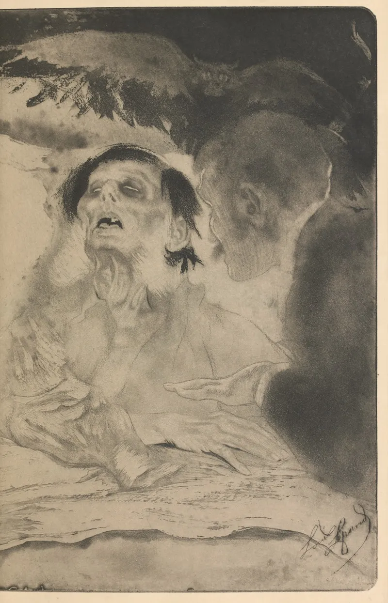 The Facts In The Case Of M Valdemar Wall Art by Louis Legrand - High-Resolution Digital Print