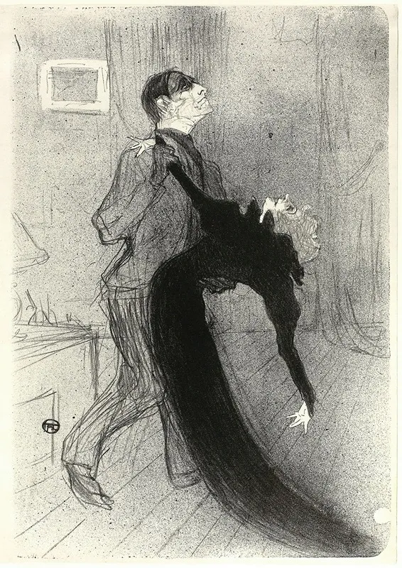 The Fainting Fit Wall Art by Henri de Toulouse-Lautrec - High-Resolution Digital Print
