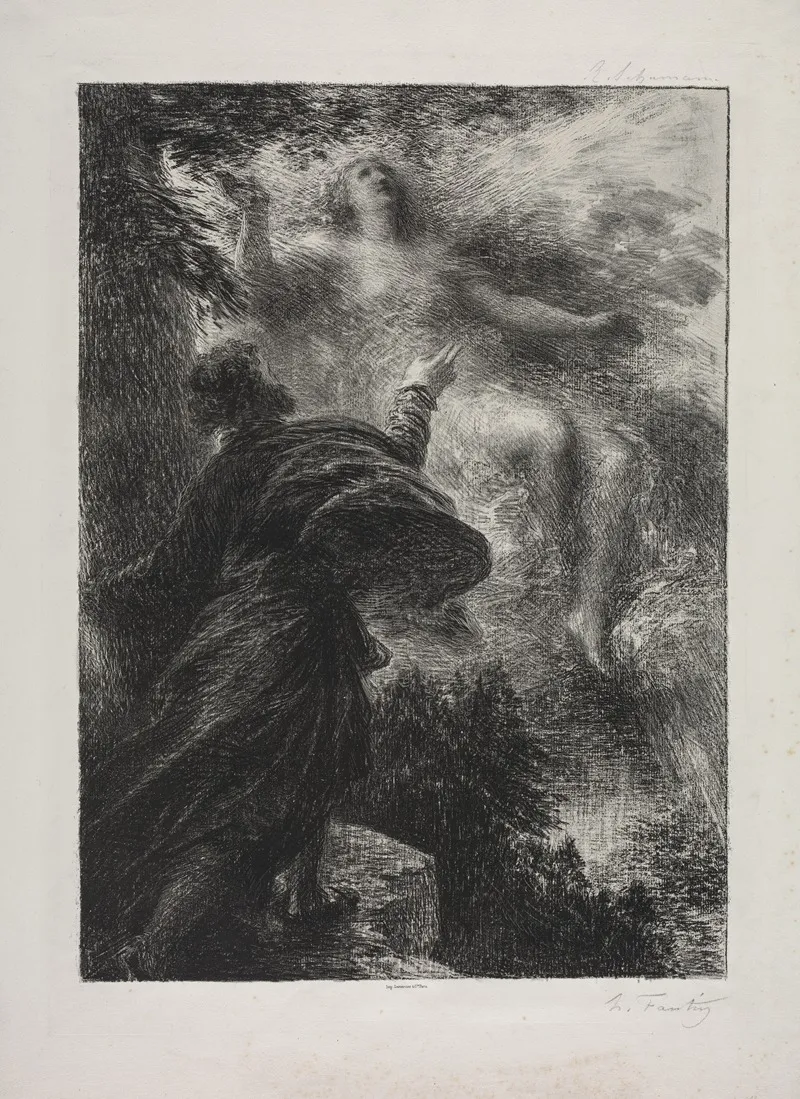 The Fairy Of The Alps 2 Wall Art by Henri Fantin-Latour - High-Resolution Digital Print