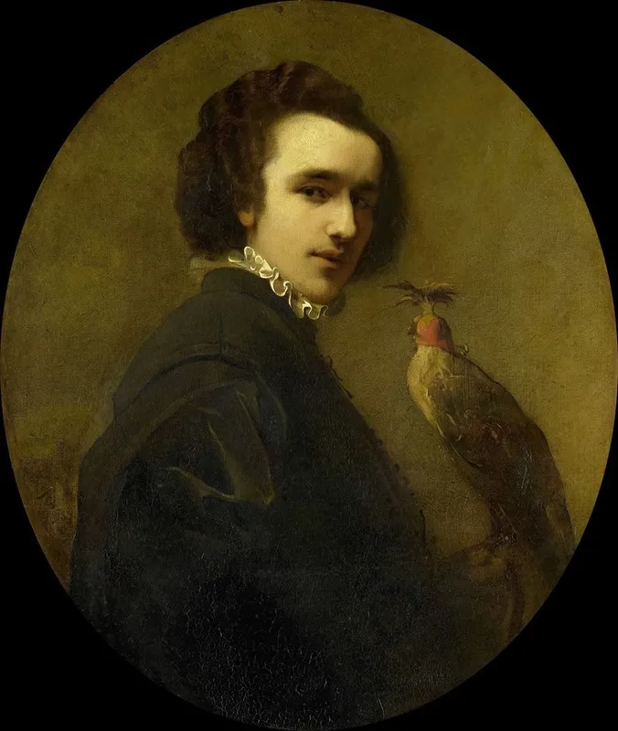 The Falconer 2 Wall Art by Christoffel Bisschop - High-Resolution Digital Print