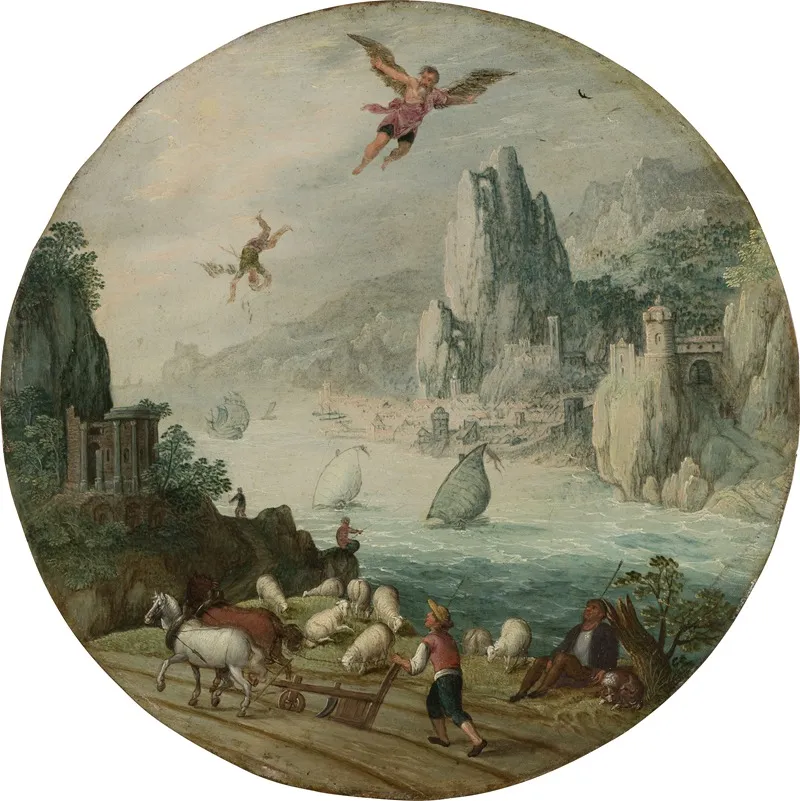 The Fall Of Icarus 2 Wall Art by Tobias Verhaecht - High-Resolution Digital Print
