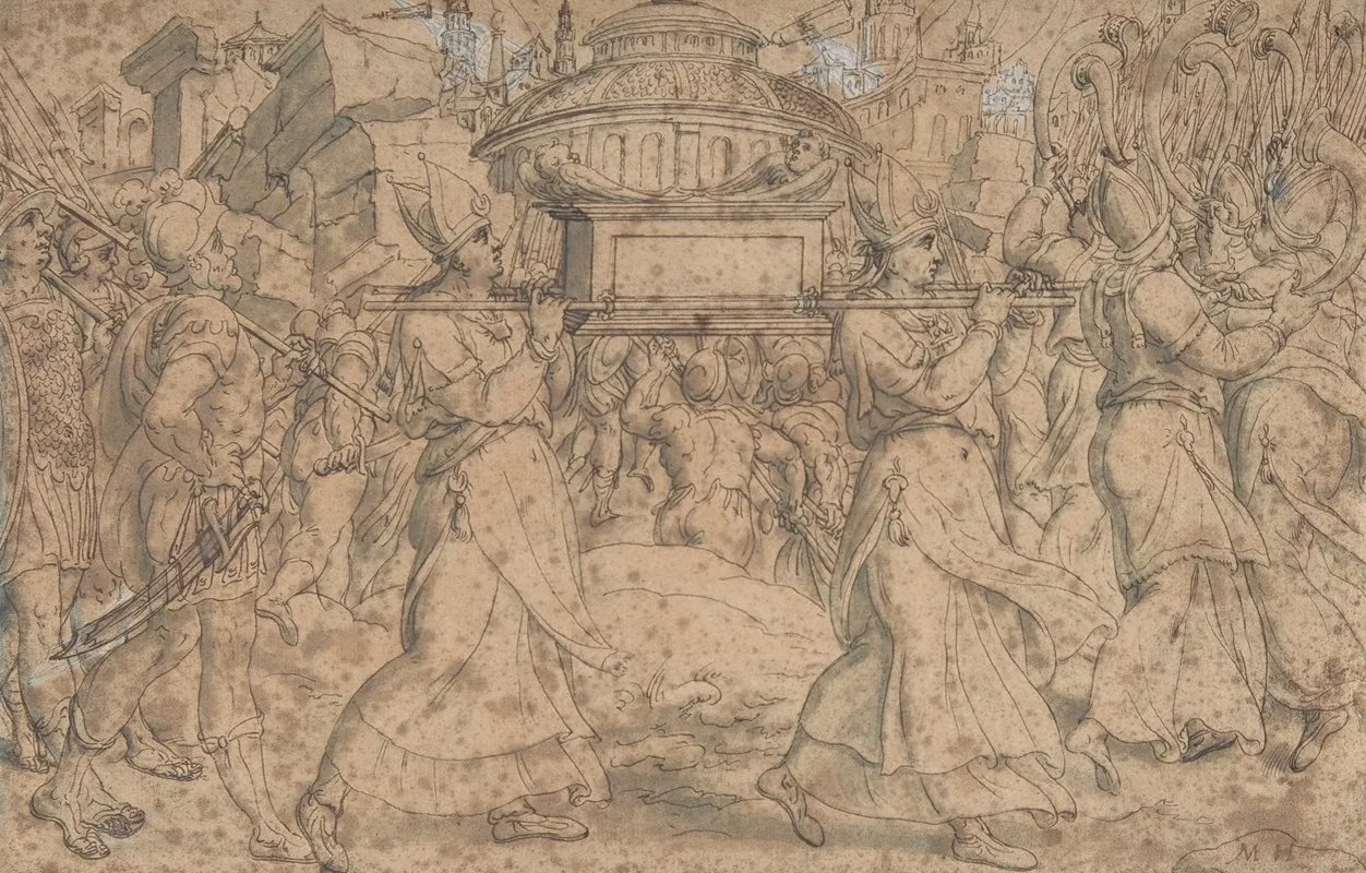 The Fall Of Jericho Wall Art by Gerard van Groeningen - High-Resolution Digital Print