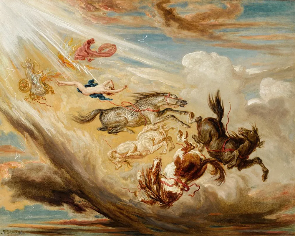 The Fall Of Phaeton 7 Wall Art by James Ward - High-Resolution Digital Print