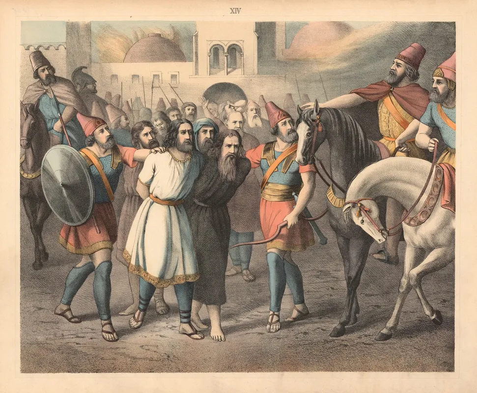 The Fall Of The Kingdom Of Judah Wall Art by Sandberg - High-Resolution Digital Print