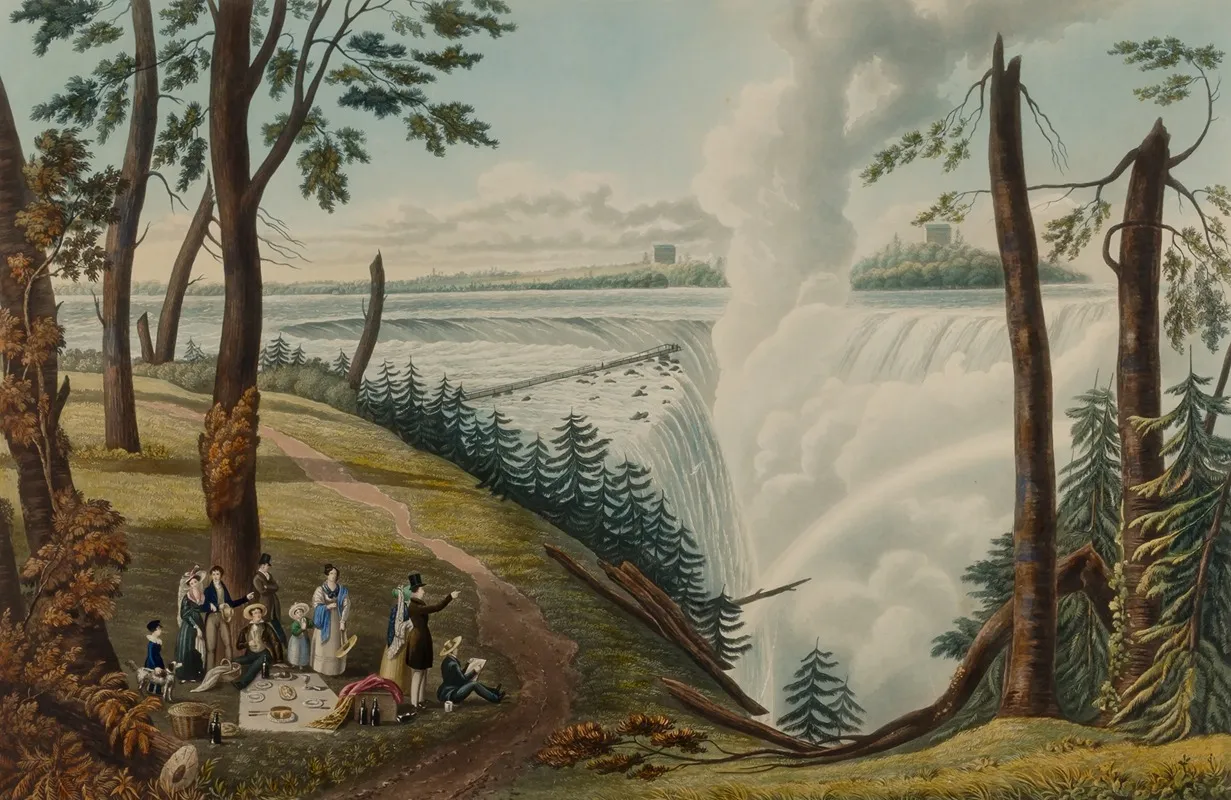 The Falls Of Niagara Wall Art by Charles Hunt - High-Resolution Digital Print