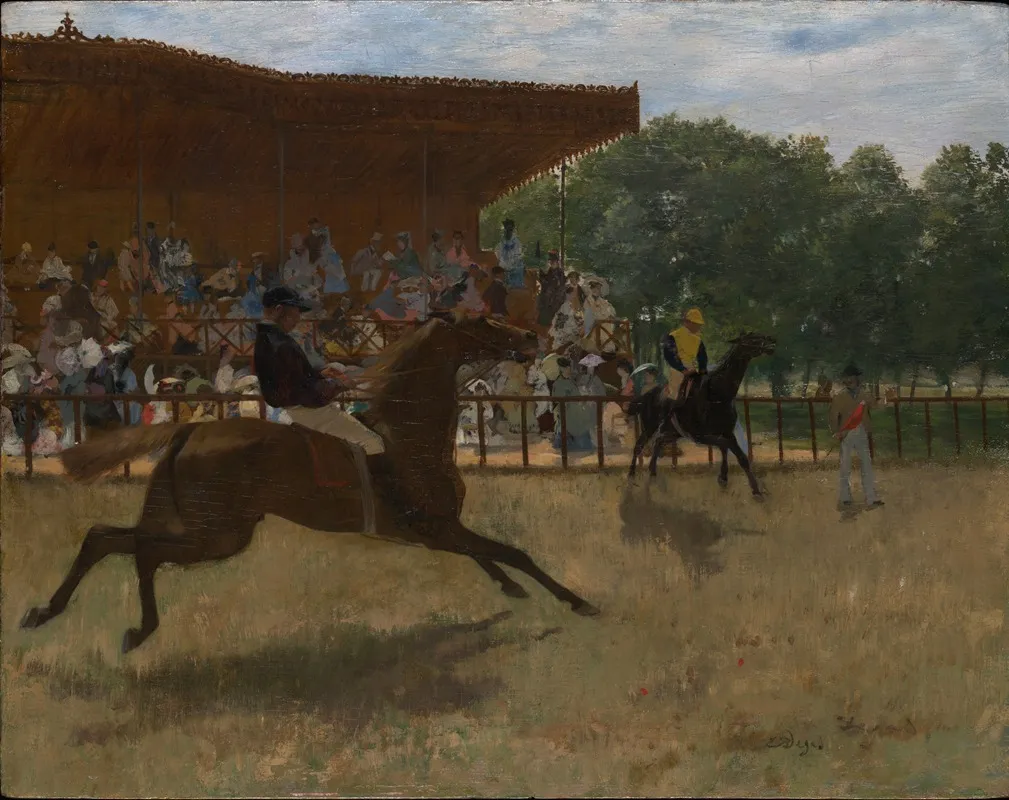 The False Start 2 Wall Art by Edgar Degas - High-Resolution Digital Print