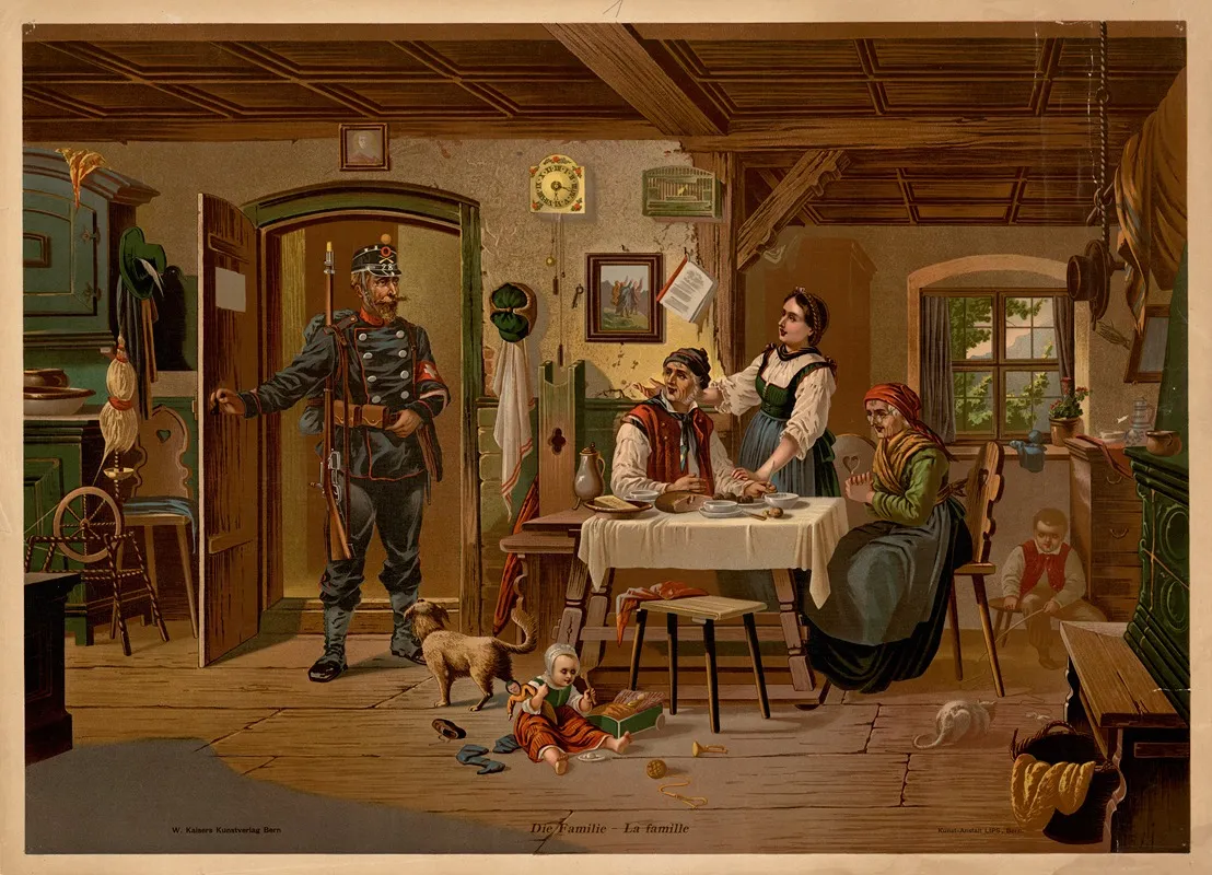 The Family 4 Wall Art by Bernhard Fröhlich - High-Resolution Digital Print