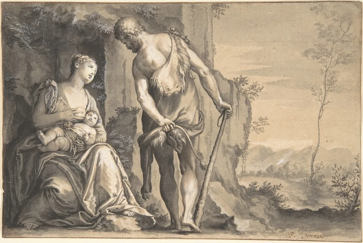 The Family Of Cain Wall Art by Peter Oliver - High-Resolution Digital Print