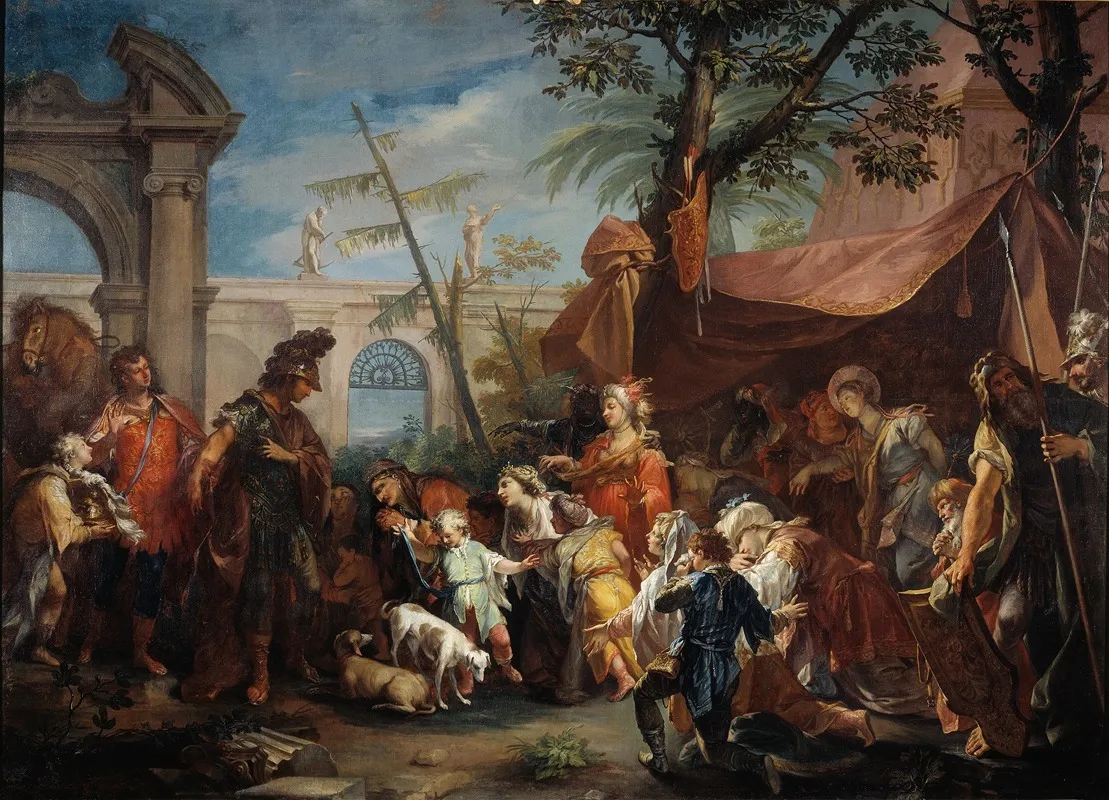 The Family Of Darius Pleading To Alexander