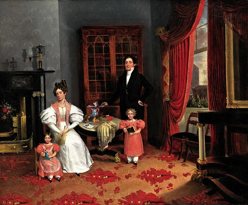 The Family Of John Q Aymar Wall Art by George W. Twibill Jr. - High-Resolution Digital Print