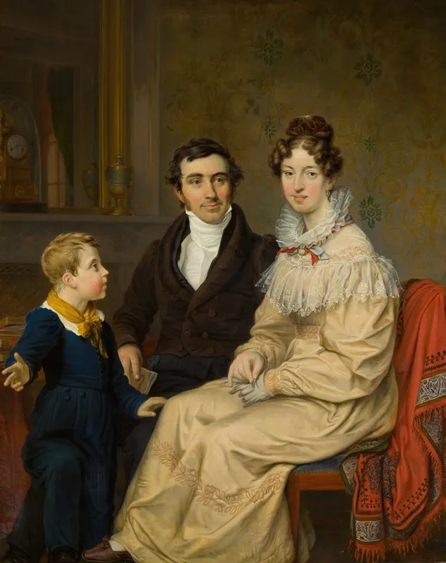 The Family Of Prof Cornelis Anne Den Tex