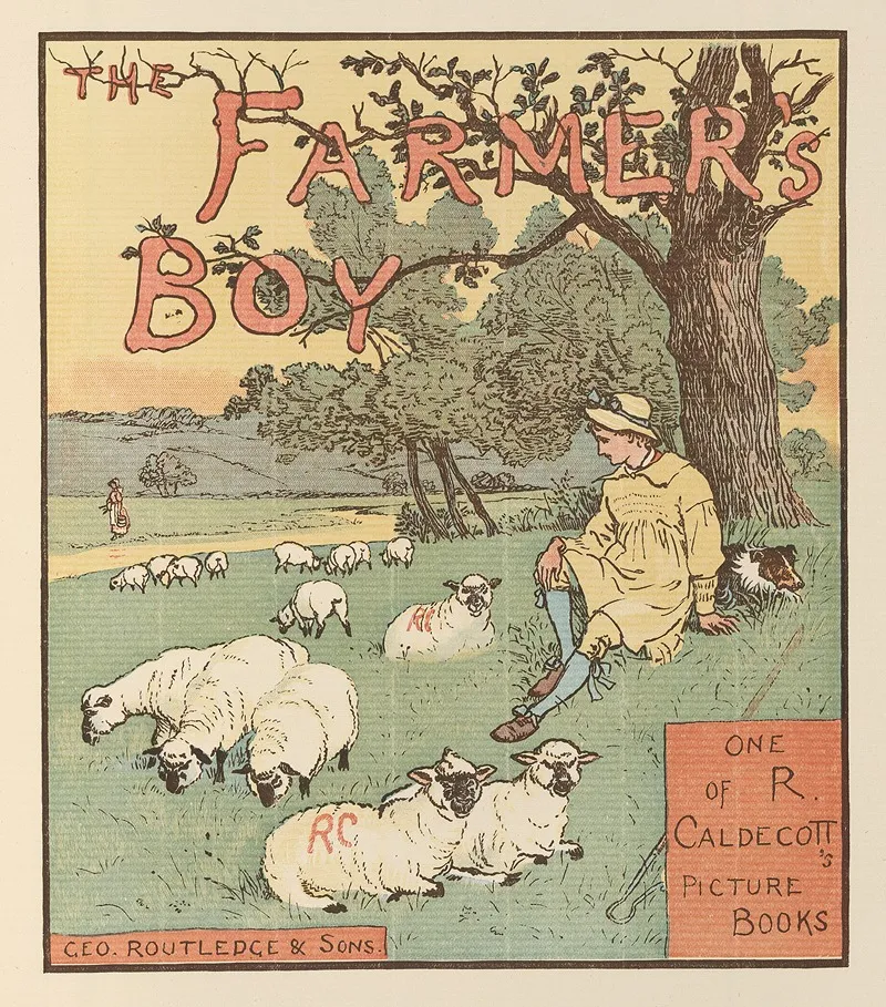 The Farmers Boy Pl 1 Wall Art by Randolph Caldecott - High-Resolution Digital Print