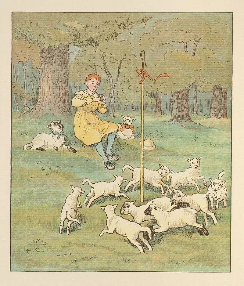 The Farmers Boy Pl 3 Wall Art by Randolph Caldecott - High-Resolution Digital Print