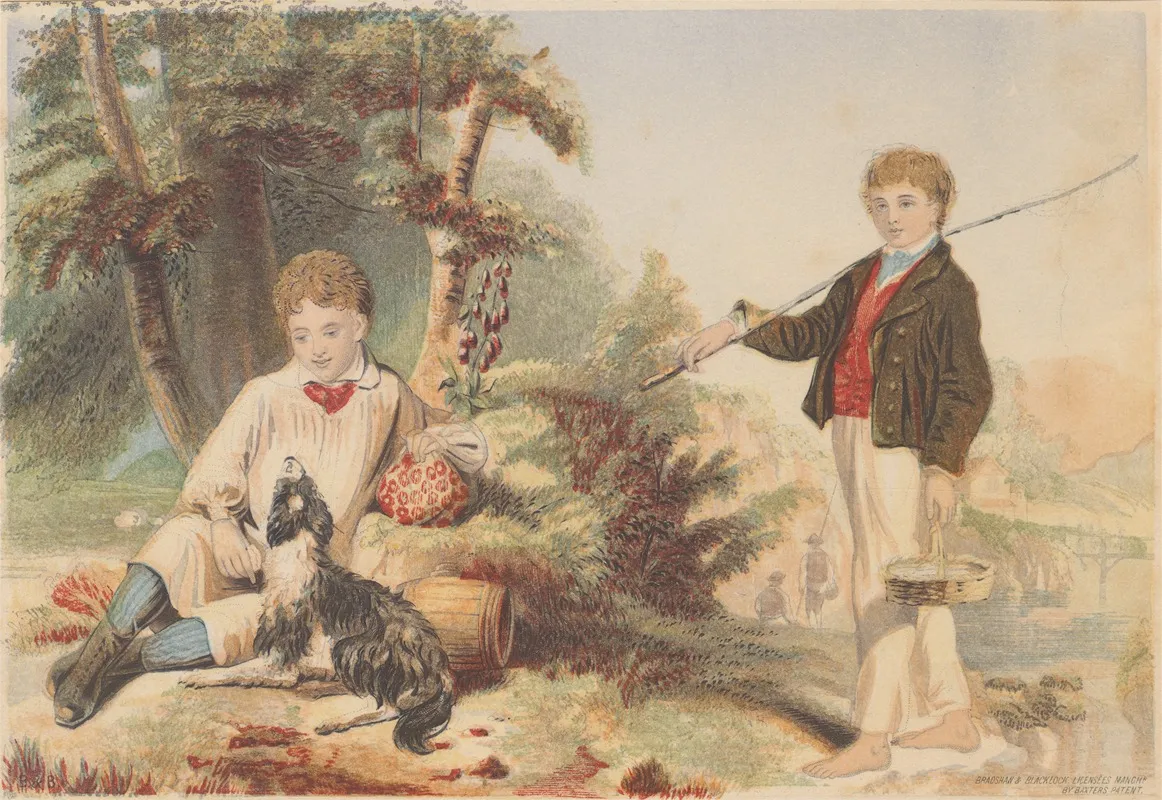 The Farmers Boy The Rustic Angler Wall Art by Bradshaw & Blacklock - High-Resolution Digital Print
