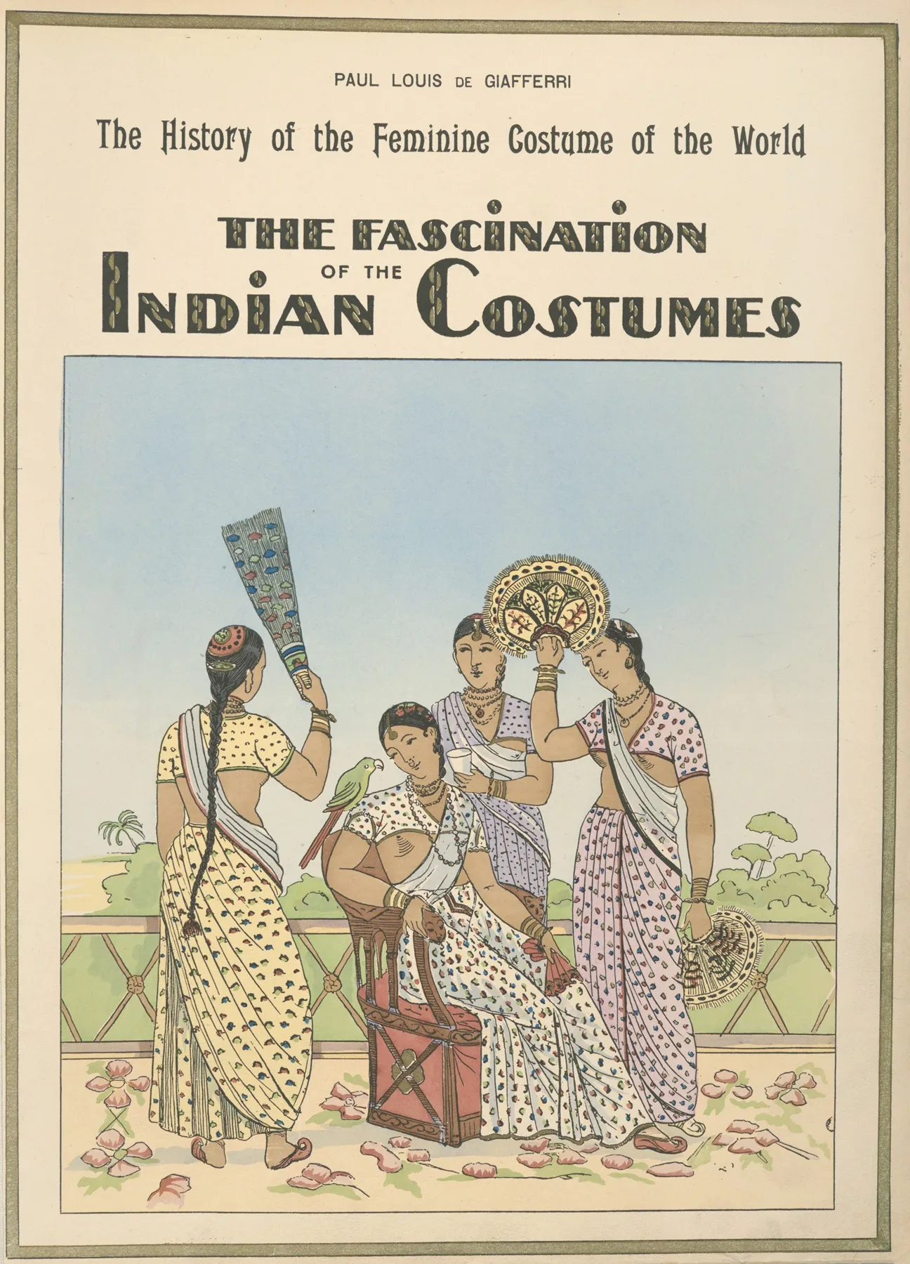 The Fascination Of The Indian Costumes Wall Art by Paul Louis de Giafferri - High-Resolution Digital Print