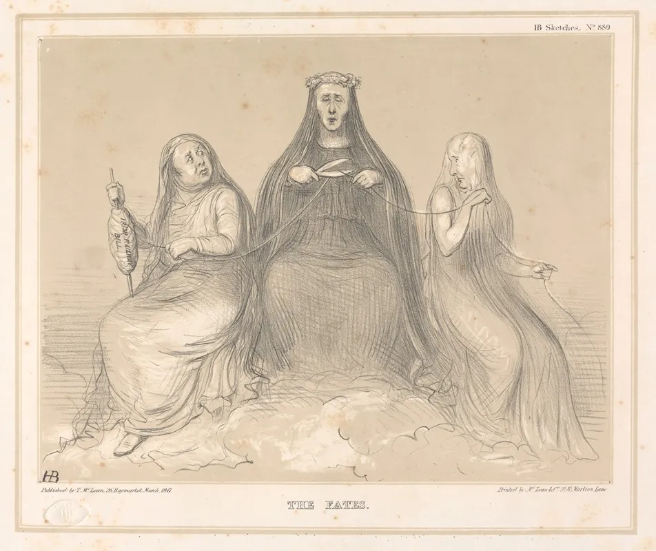 The Fates 3 Wall Art by John Doyle - High-Resolution Digital Print