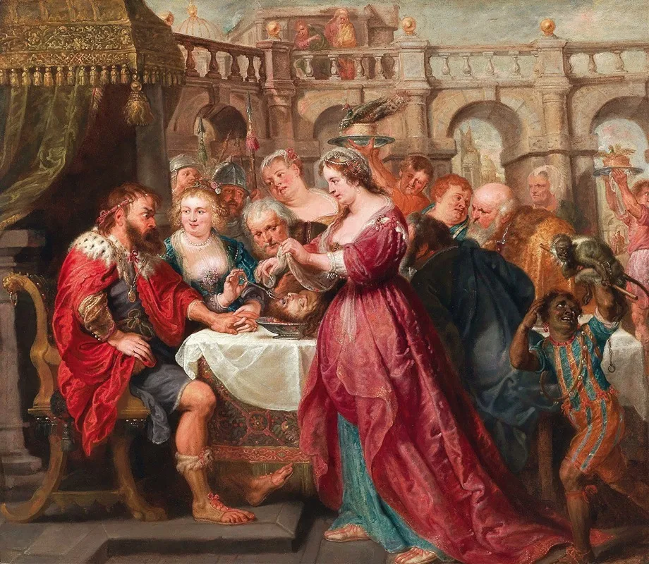 The Feast Of Herod Wall Art by Peter Paul Rubens - High-Resolution Digital Print