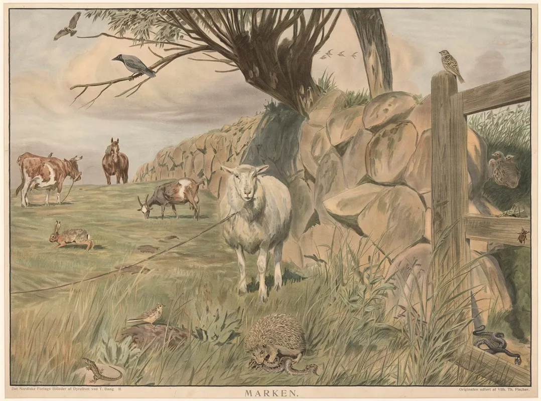 The Field 4 Wall Art by Vilhelm Theodor Fischer - High-Resolution Digital Print