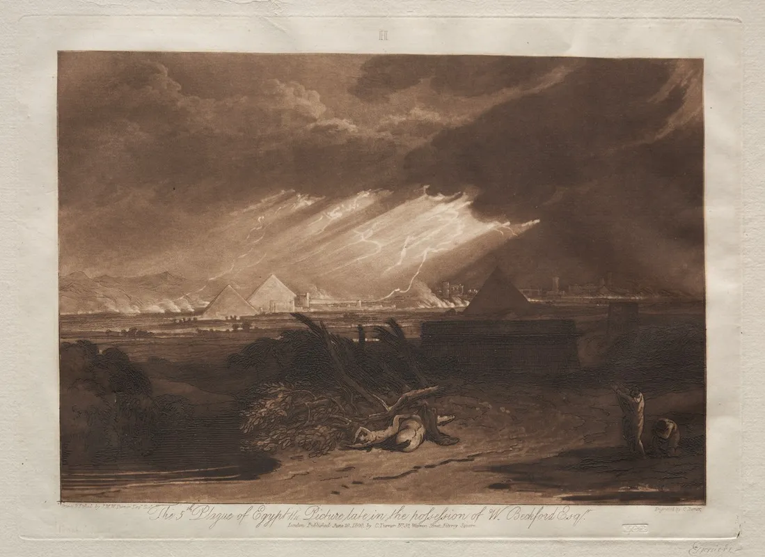 The Fifth Plague Of Egypt 2 Wall Art by Joseph Mallord William Turner - High-Resolution Digital Print