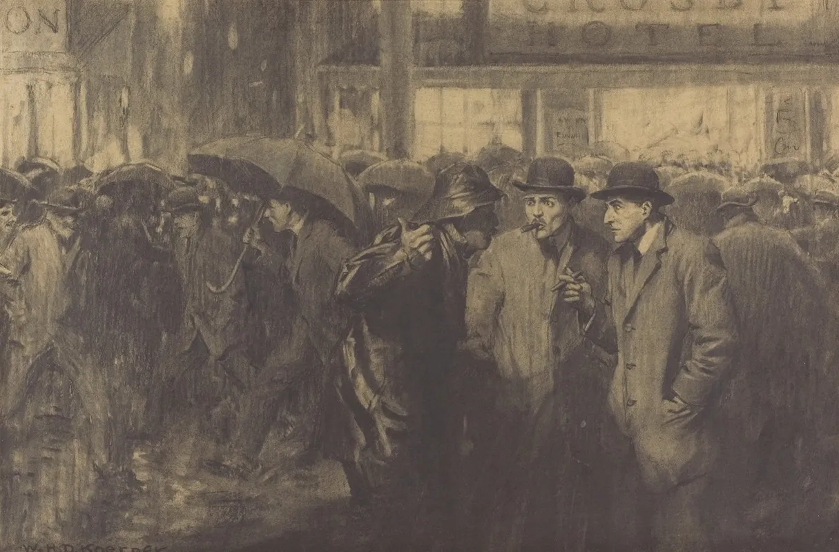 The Fighting Six Easy Money Wall Art by William Henry Dethlef Koerner - High-Resolution Digital Print