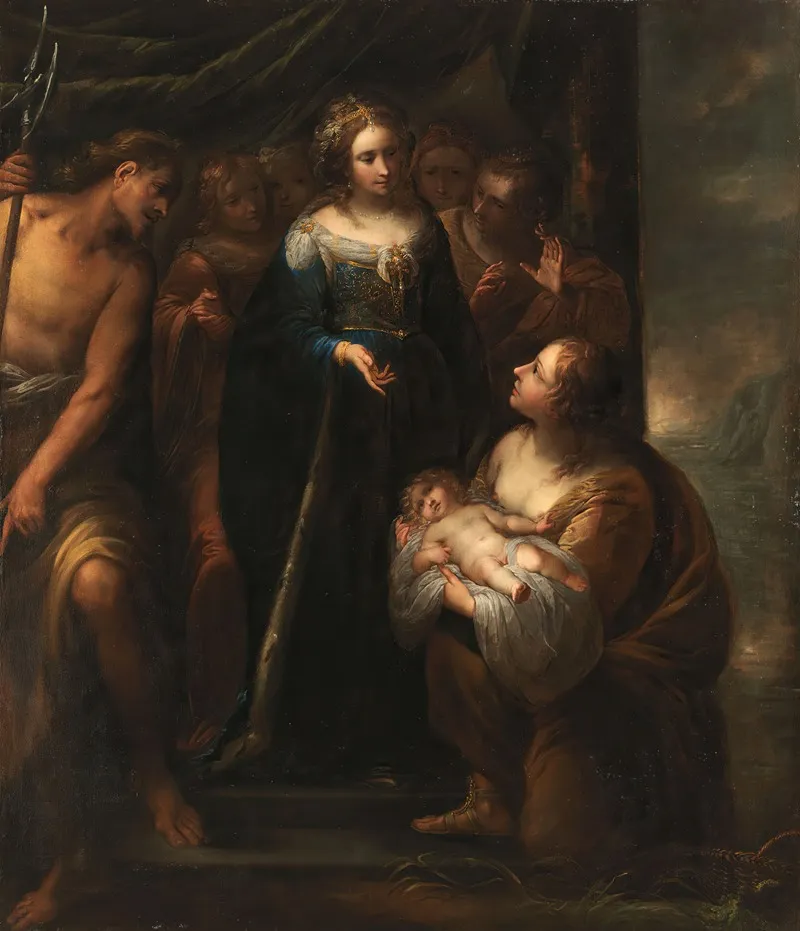 The Finding Of Moses 13 Wall Art by Giovanni Stefano Danedi - High-Resolution Digital Print