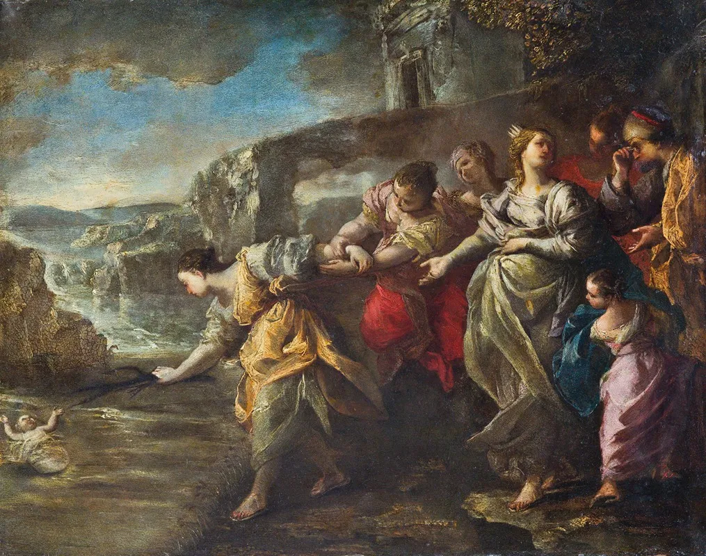 The Finding Of Moses 14 Wall Art by Neapolitan School - High-Resolution Digital Print