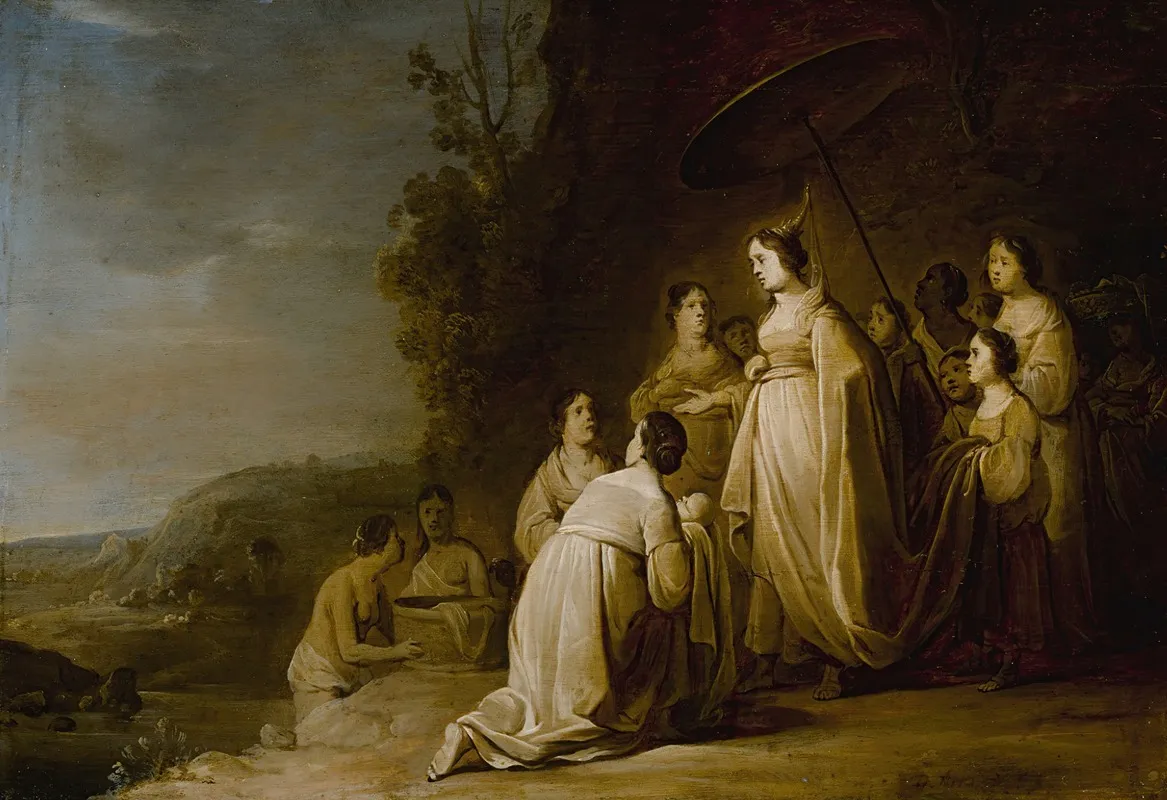 The Finding Of Moses 7 Wall Art by Daniel Thievart - High-Resolution Digital Print