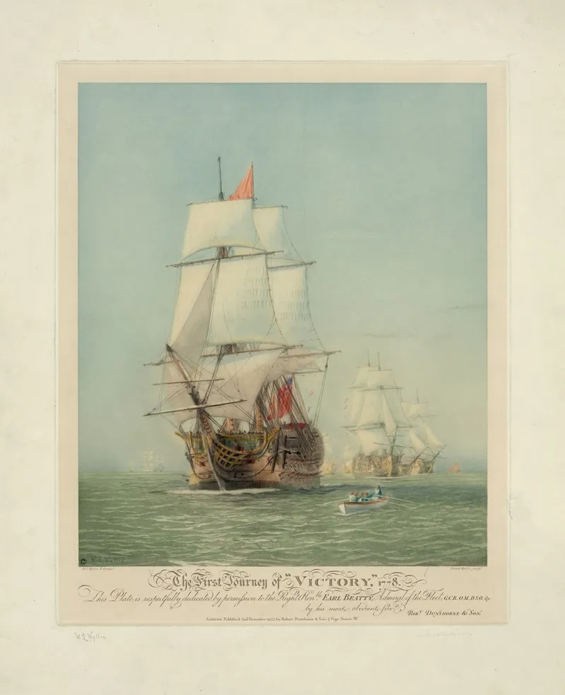 The First Journey Of Victory 1778 Wall Art by William Lionel Wyllie - High-Resolution Digital Print