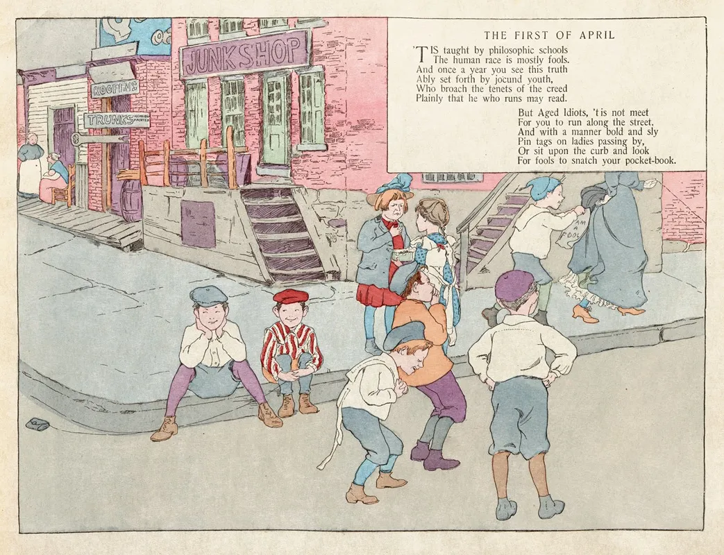 The First Of April Wall Art by Ethel Mars - High-Resolution Digital Print