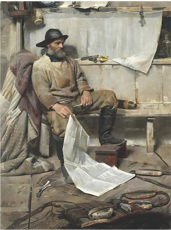 The Fisherman 2 Wall Art by Frank Richards - High-Resolution Digital Print