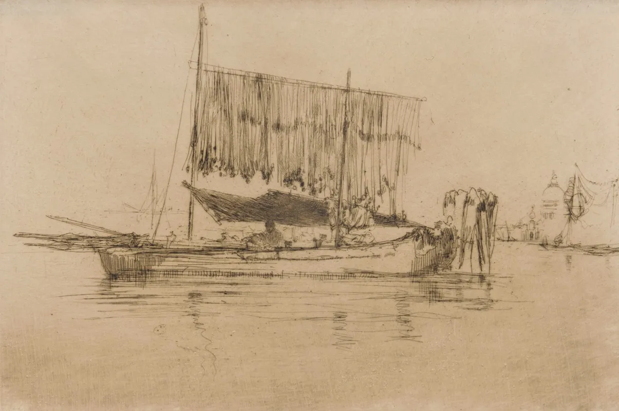 The Fishing Boat 2 Wall Art by James Abbott McNeill Whistler - High-Resolution Digital Print