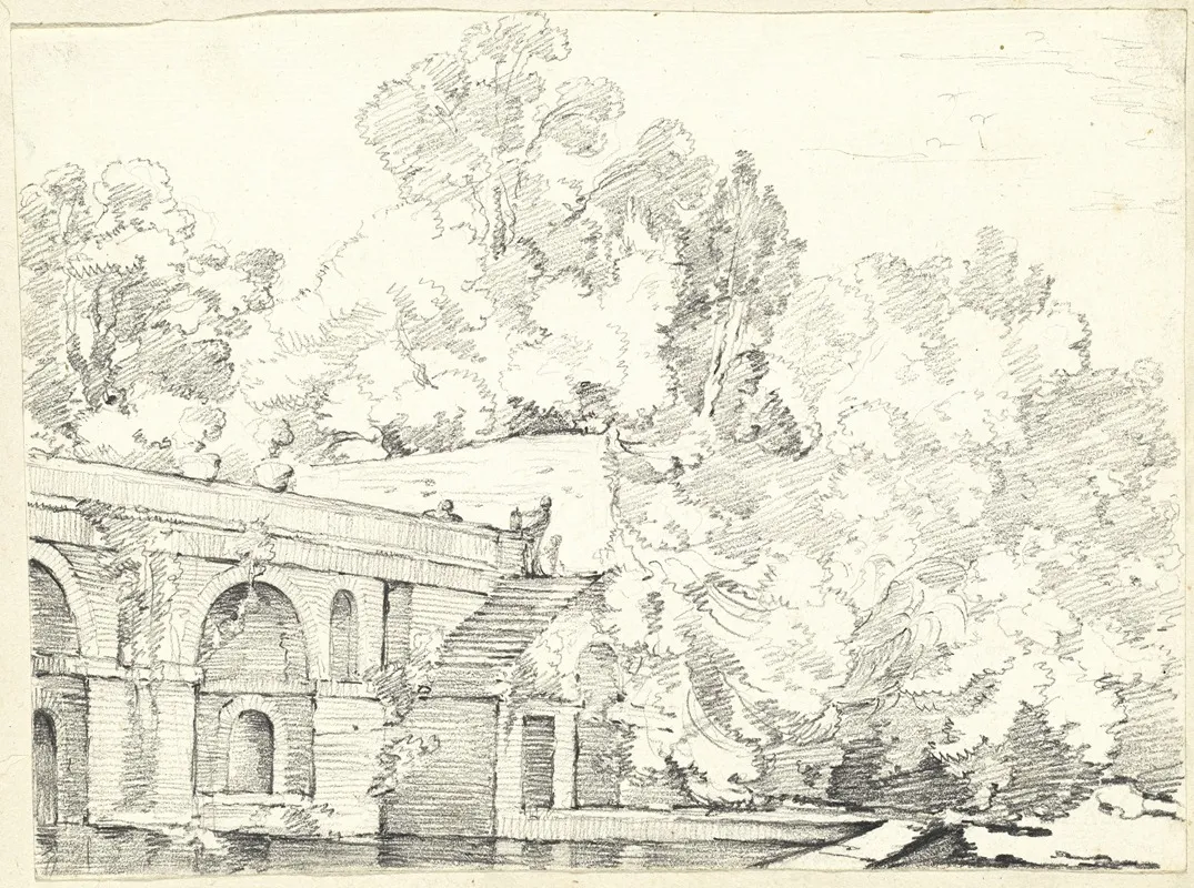 The Fishpond At Villa Madama