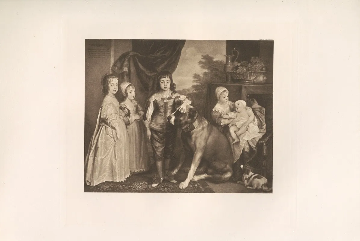 The Five Children Of Charles I Wall Art by Lionel Cust - High-Resolution Digital Print