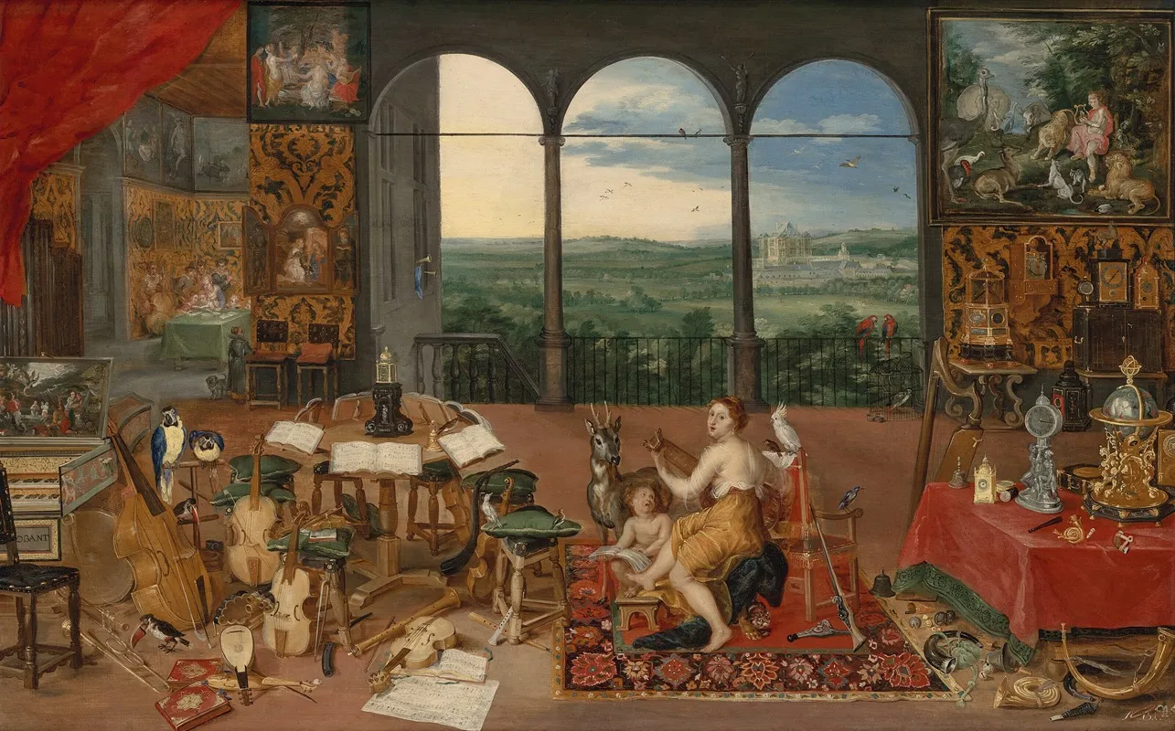 The Five Senses Hearing Wall Art by Jan Brueghel the Younger - High-Resolution Digital Print