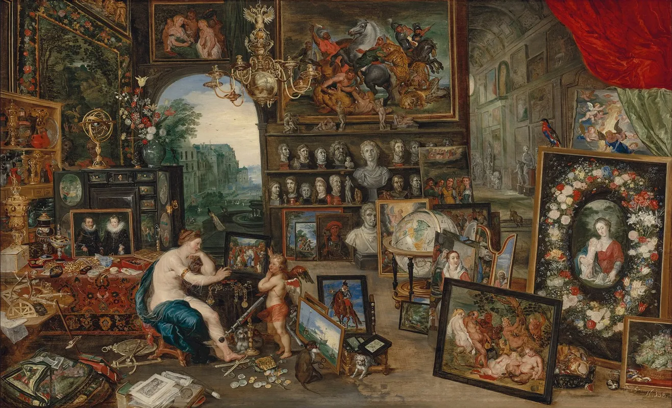 The Five Senses Sight Wall Art by Jan Brueghel the Younger - High-Resolution Digital Print