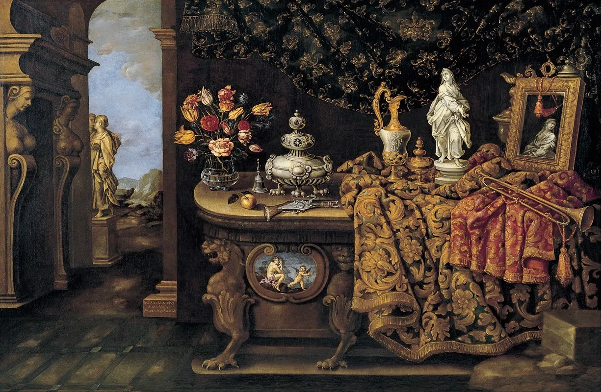 The Five Senses Wall Art by Giovanni Battista Manerius - High-Resolution Digital Print