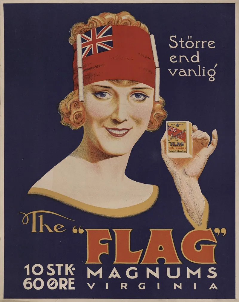 The Flag Magnums Virginia10 Stk 60 Ore Wall Art by W. Saastad - High-Resolution Digital Print