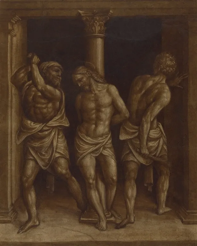 The Flagellation 7 Wall Art by Bernardino Lanino - High-Resolution Digital Print