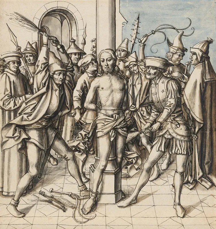The Flagellation Of Christ 4 Wall Art by Circle Of Hans Holbein The Elder - High-Resolution Digital Print