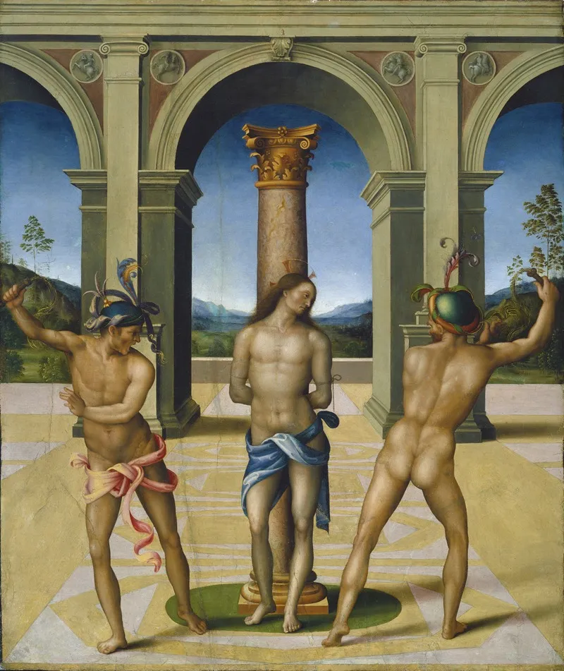 The Flagellation Of Christ 6 Wall Art by Bacchiacca - High-Resolution Digital Print