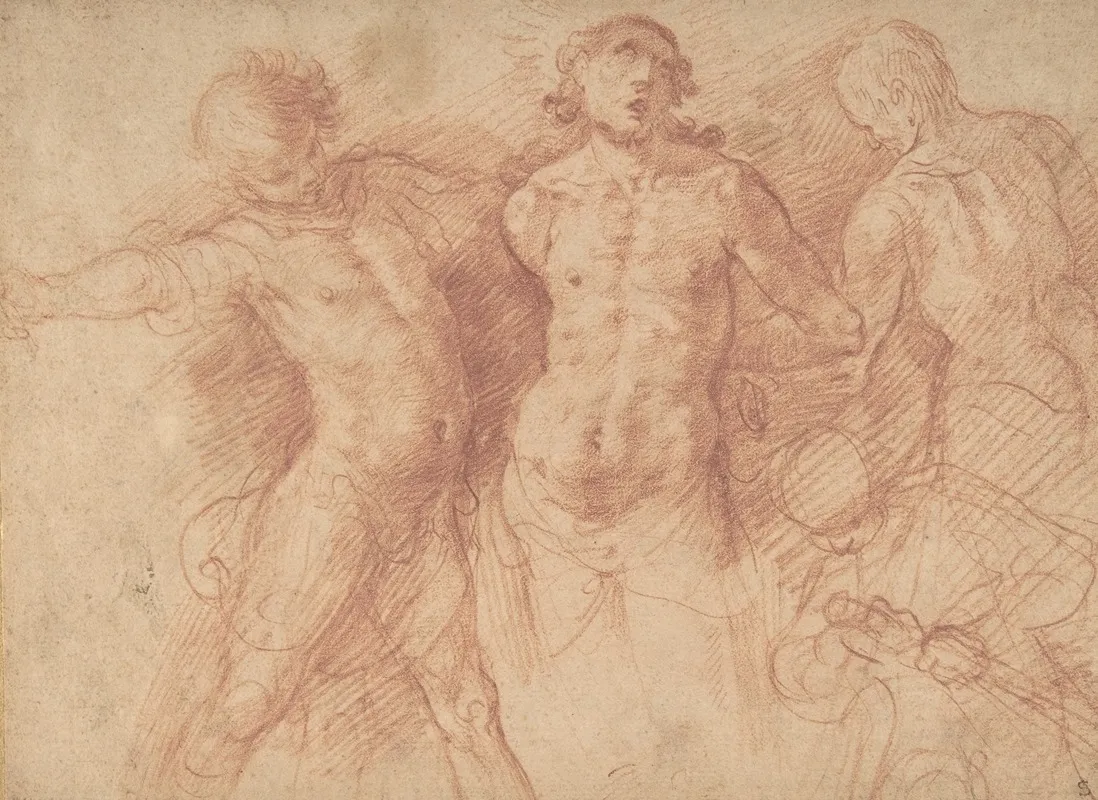 The Flagellation Of Christ 7 Wall Art by Bernardo Cavallino - High-Resolution Digital Print