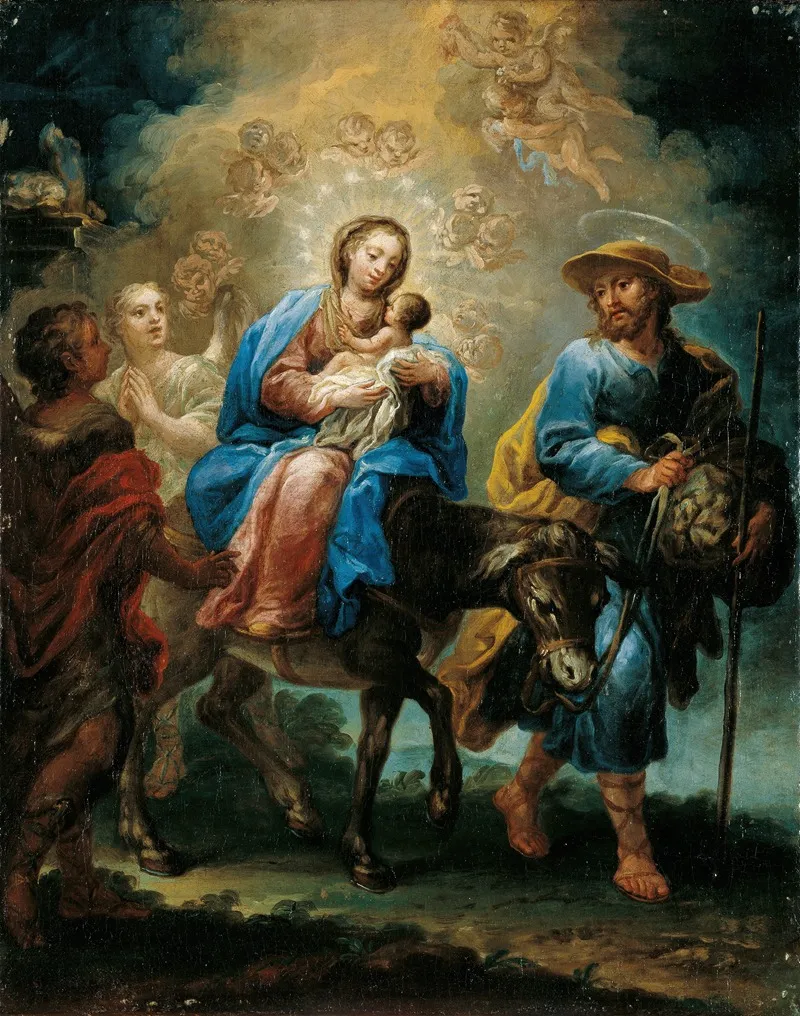 The Flight Into Egypt 22 Wall Art by Jerónimo Ezquerra - High-Resolution Digital Print