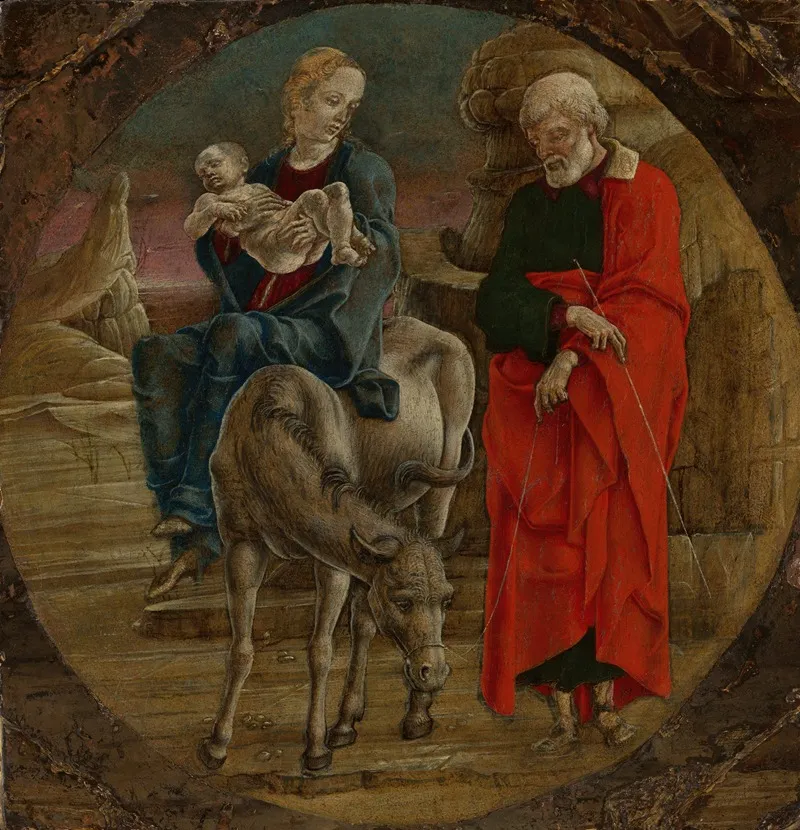 The Flight Into Egypt 27 Wall Art by Cosmè Tura - High-Resolution Digital Print