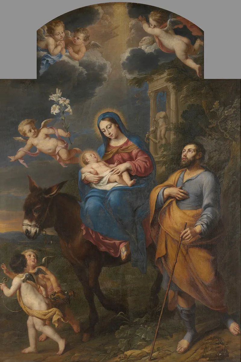 The Flight Into Egypt 41 Wall Art by Marc Antonio Garibaldi - High-Resolution Digital Print