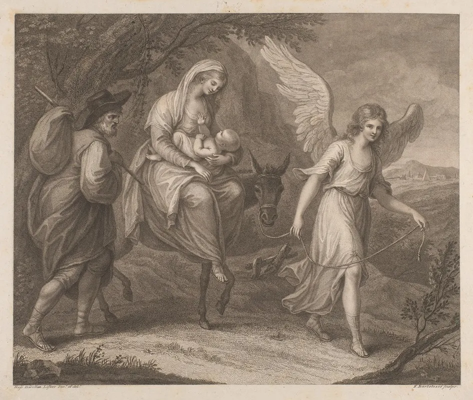 The Flight Into Egypt 48 Wall Art by Dorothea Lister - High-Resolution Digital Print
